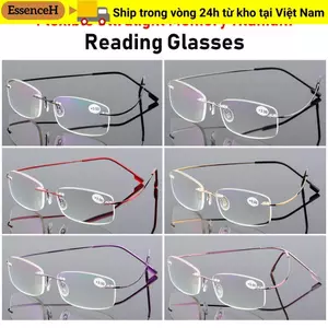 Kính đọc sách ESSENCEH Nam và Nữ Chăm sóc thị lực siêu nhẹ Không vành