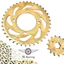 Bộ nhông sên đĩa mạ vàng NSD xích sên TLT thái lan exciter 135 - ex135 gp 2011-2014 (Gold 428H 14-39-116L)