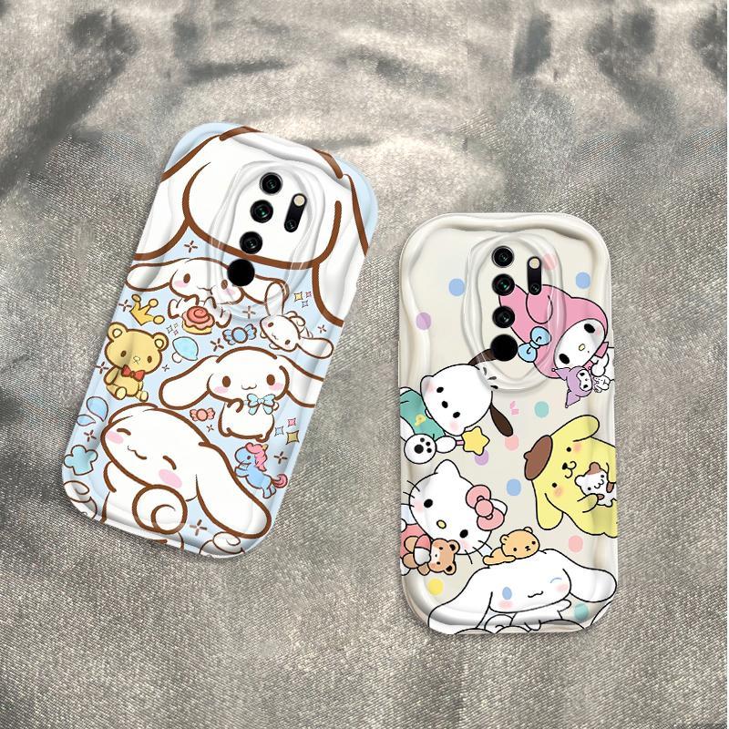 Vỏ Silicon Hoạt Hình Cho Redmi 9 Note 8 Pro POCO M2 3D Art Vỏ Điện Thoại Mềm TPU Cinnamoroll Sanrio Ốp Lưng Chống Sốc