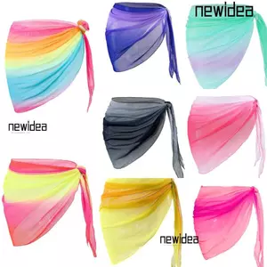 NEWIDEA Đồ Bơi Coverups, Chất Liệu Voan Sheer Vải Đi Biển Đầm, Sử Dụng Đa Năng Bảo Vệ UPF Thoáng Khí Nhanh Khô Dài Ngắn Bikini Quấn Đi Biển