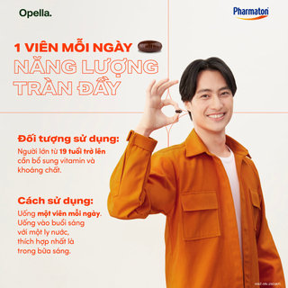 Bộ 3 Thực Phẩm Bảo Vệ Sức Khỏe Pharmaton Vitality Dạng Vỉ Tiện Lợi Hộp 50 Viên