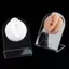 CANAMEK Silicone Ear Model Practice Piercings Tools Ear Studs Display With Acrylic Stand CSF