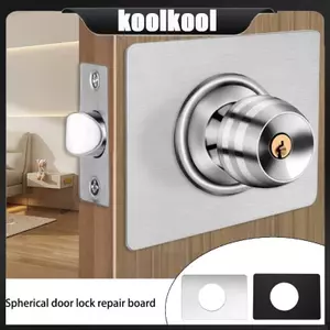 Kool Khóa Cửa Lỗ Lưng Tăng Cường Chốt Cửa Thép Bảo Vệ Nâng Cấp Để Lắp Đặt Tăng Saf