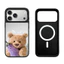 Gương Từ Tính Toàn Màn Hình Động Vật Nhỏ Ốp Lưng Điện Thoại IPhone 17 Pro Max 16 15 14 13 12 11 17 Vỏ Không Khí Vỏ Bảo Vệ Chống Sốc