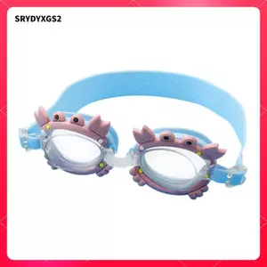 Kính bơi chống nước chống sương mù Kính bơi Silicone thoải mái Dây đeo có thể điều chỉnh lớn Kính mắt trong suốt Thích hợp cho trẻ em Bé trai Bé gái trong