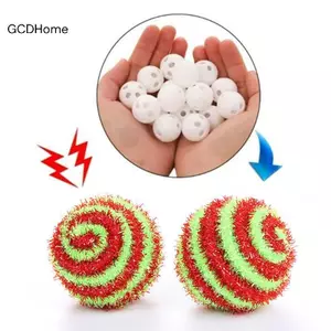 GCDHome 10 Chiếc 24 Mm Nhựa Lục Lạc Chuông Bóng Squeaker Đồ Chơi Cho Bé DIY Hạt Tiếng Ồn Máy Làm Nóng