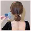 JRP Thu Đông Vải Thiện Dệt Thắt Nơ Dây Cao Su Co Giãn Cao Cấp Dành Cho Người Phụ Nữ Dễ Thương Kawaii Đơn Giản Bun Đuôi Ngựa Dây Cao Su Dây JRP