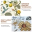 Giấy dán tường tự dính hình cây xanh có thể tháo rời - Nền phòng khách liền mạch RW131-157