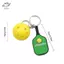 Móc khóa kim loại HFTOY Pileball Raet với bóng Golf rỗng đầy màu sắc Vòng chìa khóa Mini cho đồ lưu niệm thể thao Bapa ~