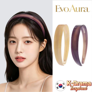 Retro Acetate Băng Đô Rộng Không Biến Dạng Dây Thép Nhớ Tóc Chống Mồ Hôi Thời Trang
