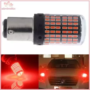 THÊM 1Pc 1157 LED Đỏ Canbus 3014 144SMD Đèn Phanh Tín Hiệu Xe Hơi Không Có Flash BSS