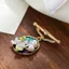 Thời Trung Cổ Cổ Tranh Dầu Trâm Thời Trang Cao Cấp Niche Ánh Sáng Sang Trọng Thực Vật Hoa Retro Sang Trọng Pin Trâm 6.16