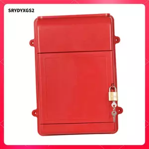 Hộp thư nhựa treo tường dung tích lớn Hộp thả ngoài trời Hộp đựng chữ có thể khóa cho văn phòng tại nhà