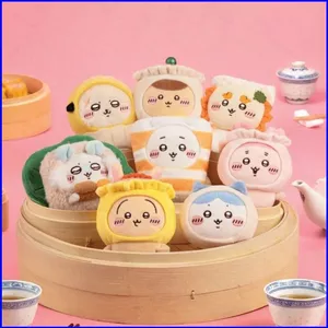 Chiikawa Hachiware Usagi Plushie Hồng Kông Yum Cha Limited Series Sang Trọng Túi Búp Bê Quyến Rũ