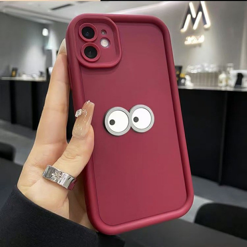 3D Little Briquettes Elf Phim Hoạt Hình Búp Bê Ốp điện thoại Tương Thích Cho MOTOROLA Moto G05 G06 E15 G86 Power Edge 60 70 Pro Fusion Plus Dễ Thương Mềm Mại Mắt Thiên Thần Chống Sốc Ốp điện thoại