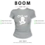 BOOM Áo Baby Tee Nữ Cotton Ôm Body-Áo Thun Ngắn Tay Y2K In Hình PhongCách Mùa Hè, Cổ Tròn Hàng Đầucách hàn quốc phong290