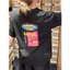 Áo thun ngắn tay KODAK Hàn Quốc in hình graffiti tiêu chuẩn lớn áo thun nam nữ mùa hè plus size 0617
