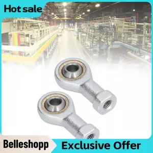 Belleshopp Belleshopp Cần Cuối Vòng Bi Hình Cầu 2 Chiếc Bóng Thép Carbon Mắt Cá Khớp Mang Đầu Nối Nữ Và Lỗ 6 Mm