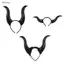 Woke Animal Cool Horn Headband Phim hoạt hình Cool Devil Cosplay Đạo cụ ảnh đáng yêu