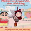 Mô hình Crayon Shin-chan Ba Lê Vương Miện PVC Cao Cấp Nền Bàn Làm Việc Bàn Trang Điểm Độc Lạ Siêu Dễ Thương