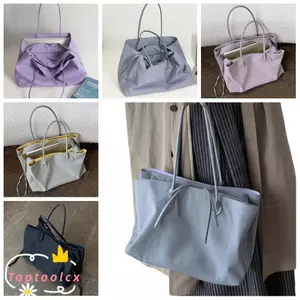 Túi Tote TOPTOOLCX, Túi đeo vai dung tích lớn thông thường, Túi xách Nylon hợp thời trang chống nước chất lượng cao