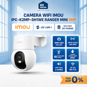 Camera WiFi Trong Nhà IMOU IPC-K2MP-5H1WE 5MP 3K AI Đàm Thoại - Hàng Chính Hãng