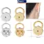 MAKY 2 Chiếc Bông Tai Nâng Cho Đinh Nặng Tai An Toàn Ba Nút Chặn Ngăn Ngừa Bông Tai Nghiêng Hoa Mai Tai Cắm Mũ Trang Sức Làm Phụ Kiện VN