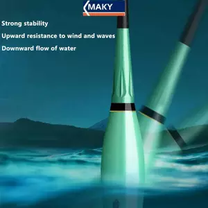 MAKY Phao Cá Nhạy Cảm Cao Cấp Thay Đổi Màu Đuôi Cứng Trôi Ngày Đêm Trôi Cá Cắn Màu-Changing Drift VN