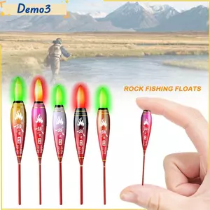 Phao nhẹ, Phao câu cá điện tử dạng ống trôi trượt bắt mắt, Đèn báo tấn công phao sáng Bobbers Câu cá đêm
