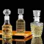 XOITU 1 Cái 50ml Trong Suốt Nhỏ Rỗng Tinh Thần Whisky Chai Rượu Thủy Tinh Mini Rượu Chai Có Nắp Vít Bình VN