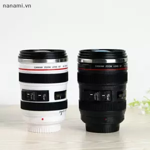 Ống kính máy ảnh Cốc cà phê bằng thép không gỉ Ống kính du lịch Cốc giữ nhiệt Quà tặng nhiếp ảnh gia [VN]