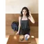 Áo yếm cổ dây cổ dây màu xám phong cách Hàn Quốc dành cho nữ mùa hè gợi cảm Hot Girl Slim-fit Slimmer Look Áo không tay nhỏ