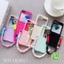 Ốp Điện Thoại Có Thể Gập Lại Có Dây Buộc Cho Samsung Galaxy W26 W25 W24 W23 Z Flip 8 7 6 5 4 3 2 1 5G 4G Vỏ Mềm Chống Sốc Màu Kẹo Đơn Giản Dễ Thương