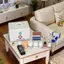 HFTOY 1 Bộ Chai và Hộp đựng thuốc nhà búp bê tỷ lệ 1 / 12 để trang trí cảnh dược phẩm thu nhỏ ~