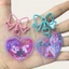 Anime Trò Chơi NEEDY GIRL OVERDOSE Mưa Ame KAnge Cosplay Móc Khóa Acrylic Trái Tim Móc Khóa Mặt Dây Chuyền Cặp Đôi Túi Phụ Kiện Chìa Khóa