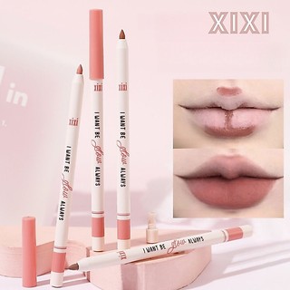 Xixi Chì Kẻ Viền Môi Màu Lì Tông nude Mềm Mại Chống Thấm Nước Không Phai