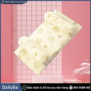 Gối Chặn BellyButton Cho Bé Sơ Sinh 1-3 Tháng, Gối Cố Định, Định Hình Đầu, Chất Thô Hoa Thấm Hút Mồ Hôi