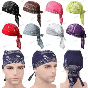 PYCOU Mũ Cướp Biển Thể Thao Ngoài Trời Ung Thư Chemo Mũ Nhanh Khô Khăn Trùm Đầu Bandana