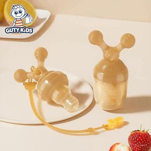 Túi Nhai Ăn Dặm GutyKids Cho Bé, Núm Nhai Hoa Quả Chống Hóc, Phù Hợp Bé Từ 4 Tháng Tuổi