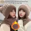 Mũ beanie NKSFX Khăn quàng cổ mùa đông Mũ dệt kim nhiệt mềm mại