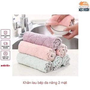 Khăn lau bếp đa năng 2 mặt siêu thấm nước , kích thước 13x21cm