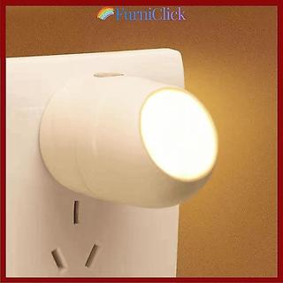 Đèn ngủ LED FURNICLICK, Cảm biến bảo vệ mắt kích hoạt cảm biến Đèn ngủ, Tiết kiệm năng lượng Mini 360° Xoay đèn đầu giường Mini cắm vào hành lang