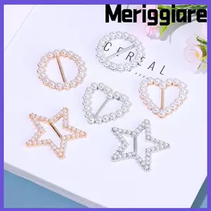 MERIGGIARE Khăn lụa Khóa thời trang Khóa cố định Quần áo Góc viền Khóa trang trí