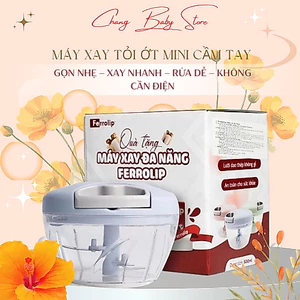 Máy xay tỏi ớt mini cầm tay dung tích 500ml