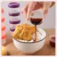 JRP 4 35ml Salad Hộp Đựng Để Đi Nhựa Xoắn Top Nước Sốt Gia Vị Hộp Đựng Có Nắp Hộp Cơm Trưa Phụ Kiện JRP
