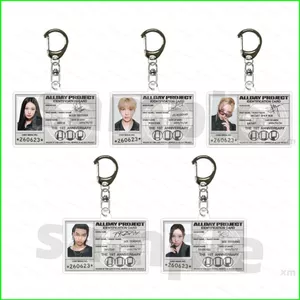 HT3 DỰ ÁN TẤT CẢ NGÀY ANNIE Móc khóa Acrylic ADP TARZZAN BAILEY Mặt dây chuyền bền cho ba lô Túi & Chìa khóa TH3