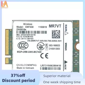 EM7430 Thẻ WWAN DW5816e CAT6 Mô-đun 4G M2 IoT / Laptop