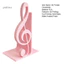 Thai| Bộ sắp xếp sách thư viện, Music Note Bookend, Tác phẩm điêu khắc in 3D một mảnh, Tượng trang trí đế rắn ổn định để trang trí văn phòng và máy tính để bàn nghệ thuật tại nhà