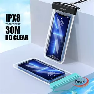 Điện thoại chống nước DWEL Màn hình cảm ứng trong suốt dưới 7.0 inch Bơi lội