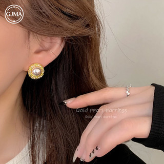Bộ Bông Tai Ngọc Trai Mặt Cười Kim Cương Giả Mặt Trăng Kim Cương Giả Phụ Kiện Hàng Ngày Ngọt Ngào Cho Nữ